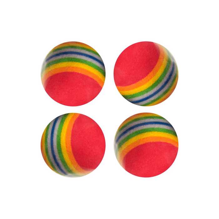 FLAMINGO RAINBOW SOFTBALLS 4PCS